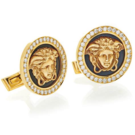 versace cuff links.